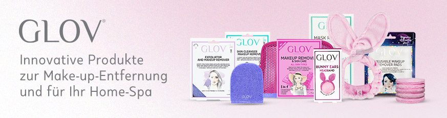 Übersicht der GLOV-Produkte für einfaches Abschminken